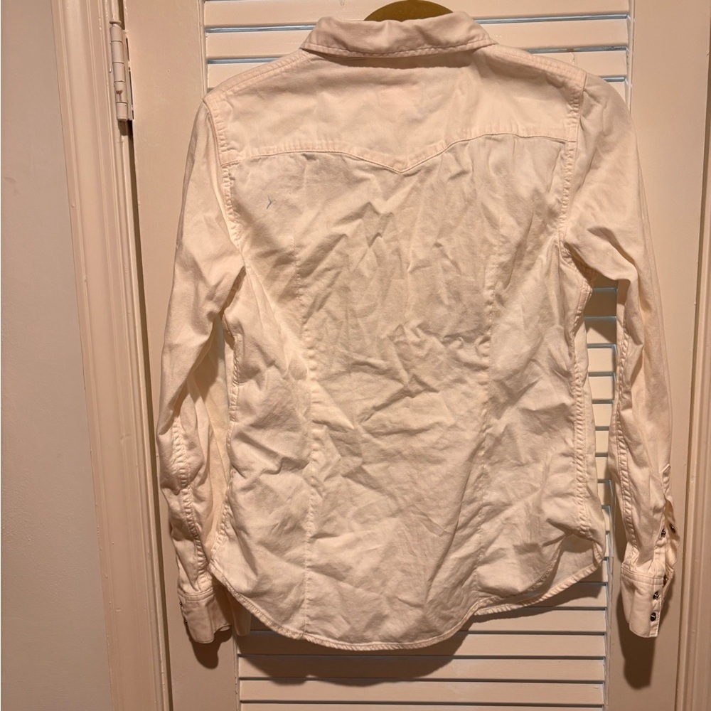 Levi's Cream Tailored Fit Shirt - Picture 4 of 5
